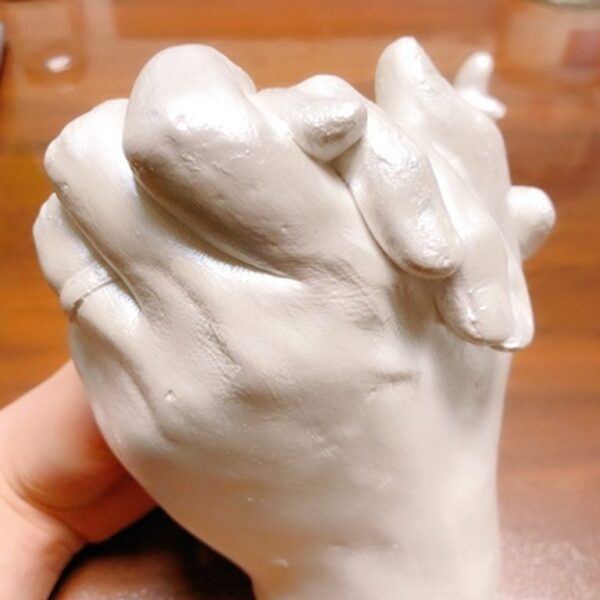 Couple Casting Kit For 2 Hands with Glass Dome Lamp - Image 4