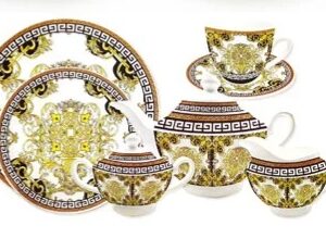 STALLION TEA SET 22Pieces (YEL) Barcode: 8800000720784