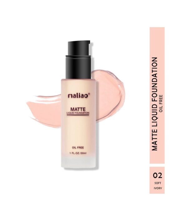 Maliao Matte Liquid Foundation Oil-Free - Effortless Perfection for a Shine-Free Finish. Available in 4 Shades. - Image 3