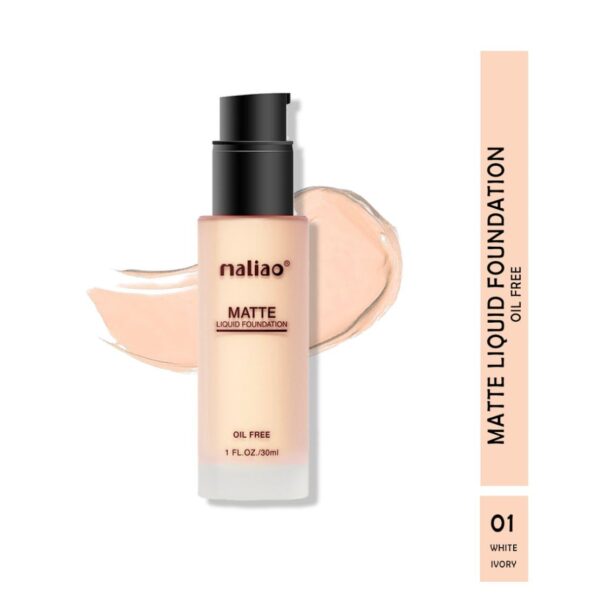 Maliao Matte Liquid Foundation Oil-Free - Effortless Perfection for a Shine-Free Finish. Available in 4 Shades. - Image 2