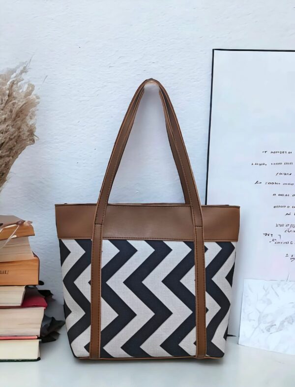 Zebra Tote Bag For ladies, Available in 2 Colors.
