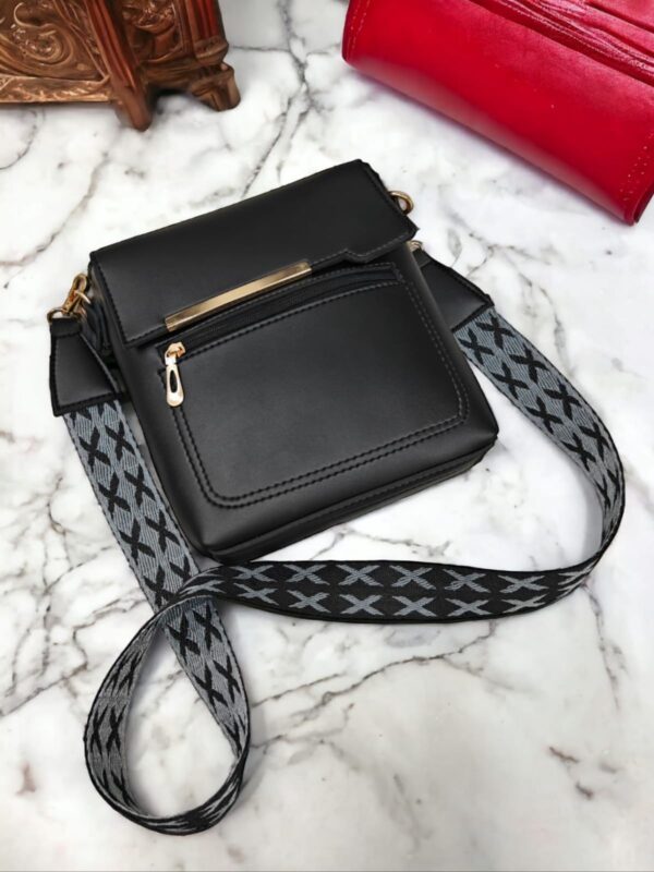 Cross body bag, Leather Bag With Long Strap. Available in 5 Elegant Colors. - Image 5