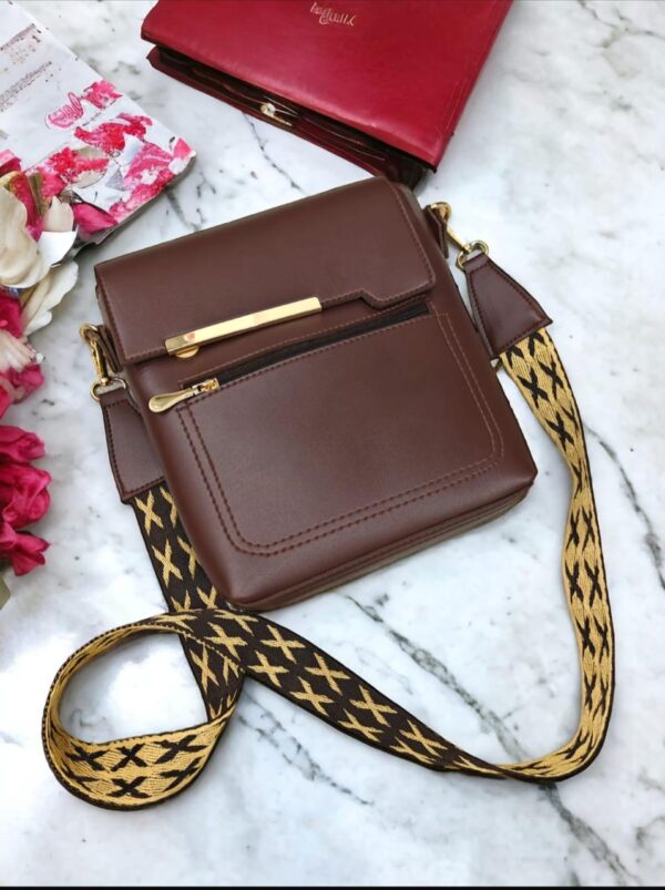 Cross body bag, Leather Bag With Long Strap. Available in 5 Elegant Colors.