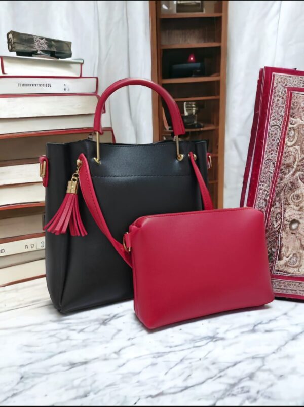 Elegance Tote For Lades 2 Piece, Available in 5 Colors. - Image 5