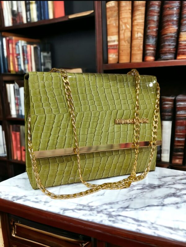 Patent box Fargo Leather Ladies Bag. Available in 5 Colors. - Image 5