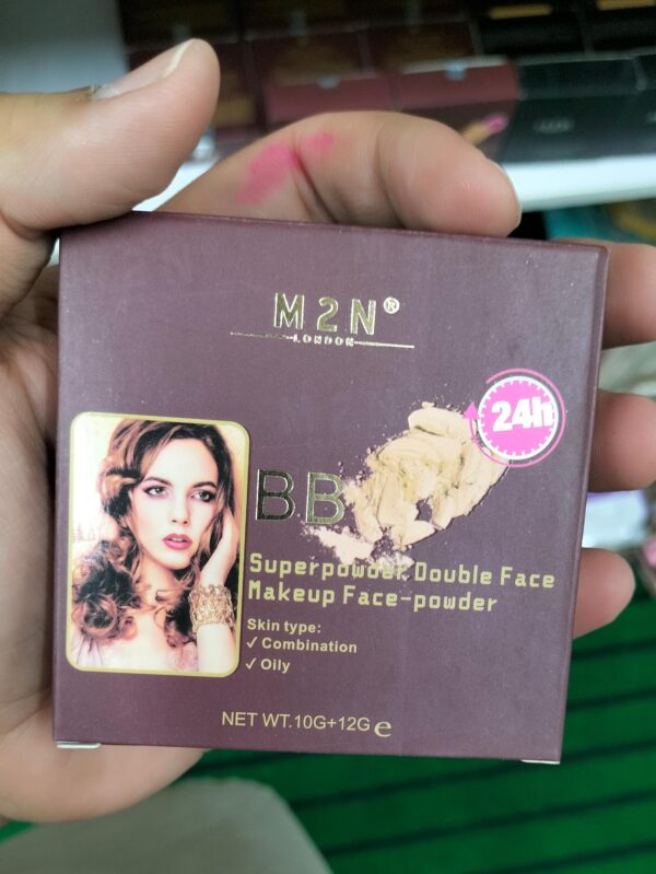 M2n bb superpowder double face makeup face powder