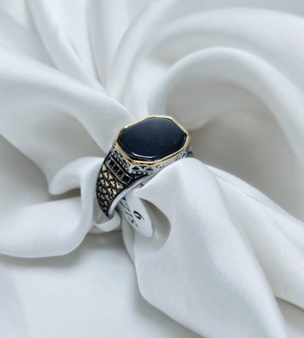 Stainless steel Turkish Greek Pattern Fashion Ring For Him - Image 4