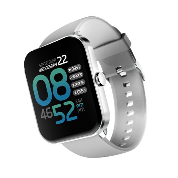 Faster NERV Watch 3, 1.9 Inches Screen Size, Metallic Casing, AI Voice Assistant. Grey Color.