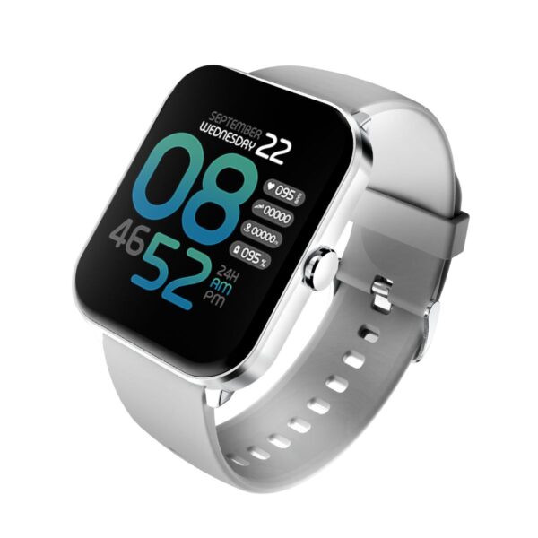 Faster NERV Watch 3, 1.9 Inches Screen Size, Metallic Casing, AI Voice Assistant. Grey Color. - Image 2