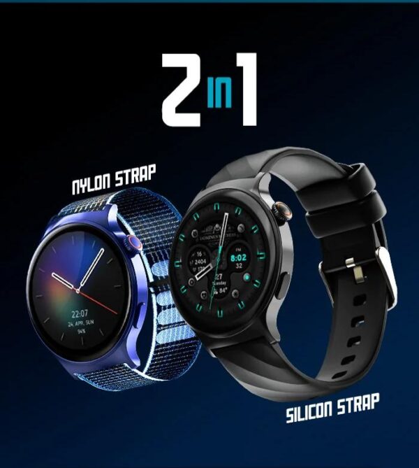 Faster NERV Watch 3 Pro, 1.43 Inches Screen Size, AI Voice Control.