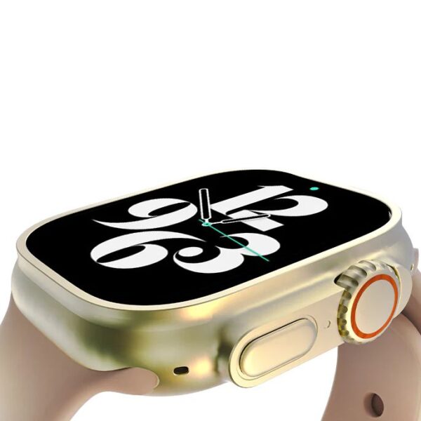 Faster NERV Watch Ultra, 2 in 1 Straps, 2.04 Inches Display, AI Voice Control & Chat GPT. Color: Orange + Pink Silicon. - Image 9