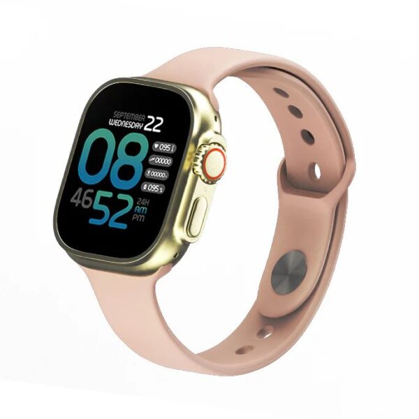 Faster NERV Watch Ultra, 2 in 1 Straps, 2.04 Inches Display, AI Voice Control & Chat GPT. Color: Orange + Pink Silicon. - Image 7