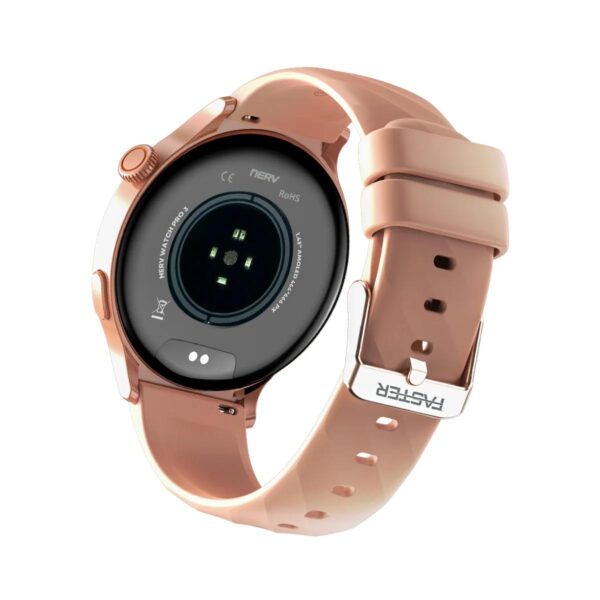 Faster NERV Watch 3 Pro, 1.43 Inches Screen Size, AI Voice Control. Color Pink Silicon +Blue Nylon. - Image 5