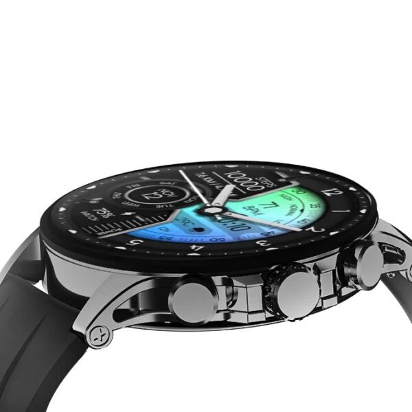 Faster NERV Watch 3 Pro SE, 1.6 Largest Display, Color: Black Chain + Black Silicon. - Image 4