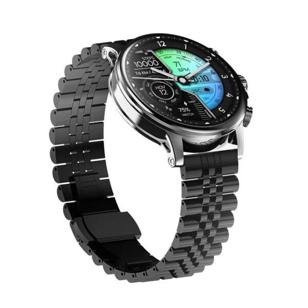 Faster NERV Watch 3 Pro SE, 1.6 Largest Display, Color: Black Chain + Black Silicon. - Image 11