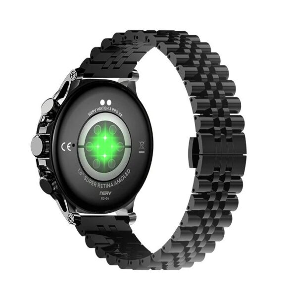 Faster NERV Watch 3 Pro SE, 1.6 Largest Display, Color: Black Chain + Black Silicon. - Image 8