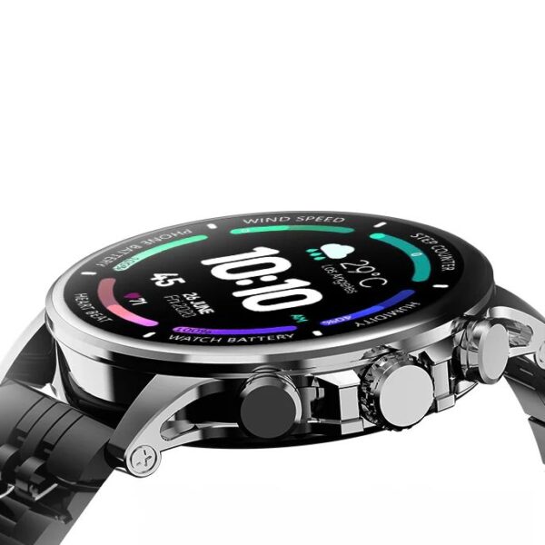 Faster NERV Watch 3 Pro SE, 1.6 Largest Display, Color: Black Chain + Black Silicon. - Image 9