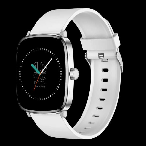 Faster NERV Watch 2 Pro, 2.01 Inches Display, AI Enabled Smart Watch. Color: Silver.