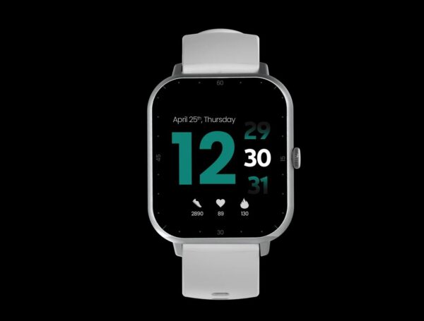 Faster NERV WATCH 1, 1.83 Inches FULL HD DISPLAY, LONG BATTERY LIFE, Color: Silver. - Image 2