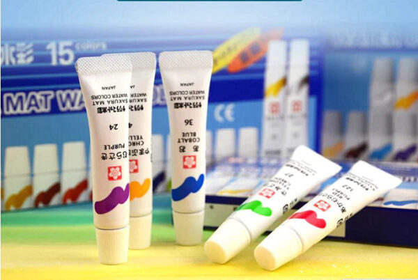 Sakura Mat Watercolor Pack of 24 5ml Tube - Image 6