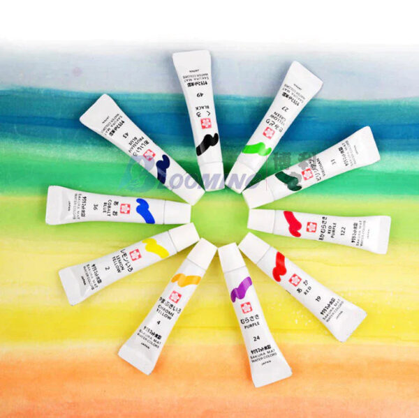 Sakura Mat Watercolor Pack of 24 5ml Tube - Image 5