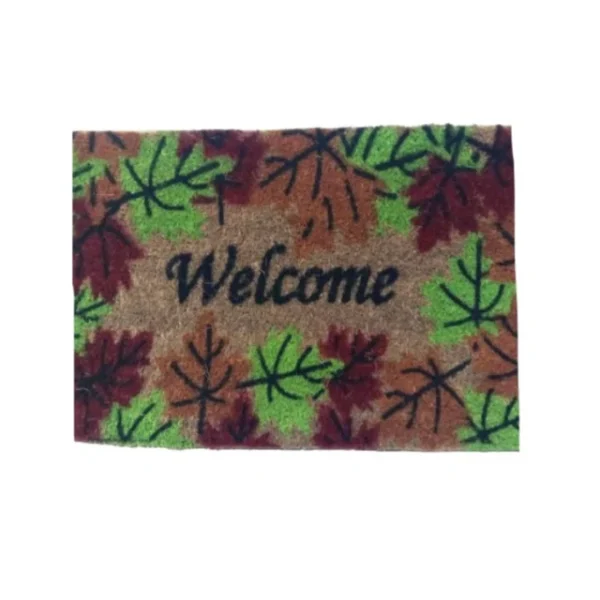 Touchwood Mats Welcome Leaves 20mm Border,50cm x 80cm(0.40 sq.meters) - Image 2
