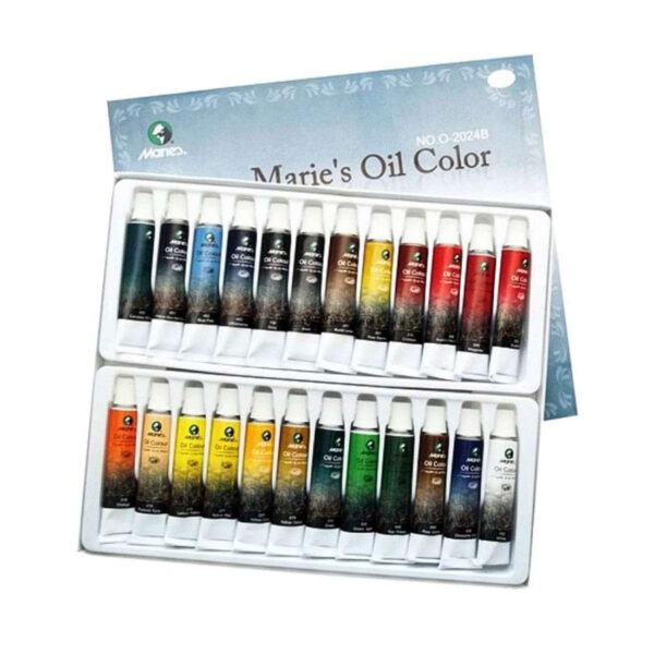 MARIES Oil Painting Color 12ml 24 Pcs.