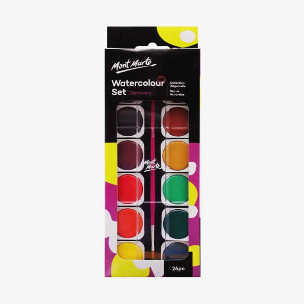 Mont Marte Discovery Watercolour Painting Set Of 26 Pcs - Image 6