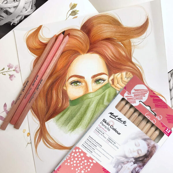 Mont Marte Skin Color Pencils Set Of 12 - Image 3