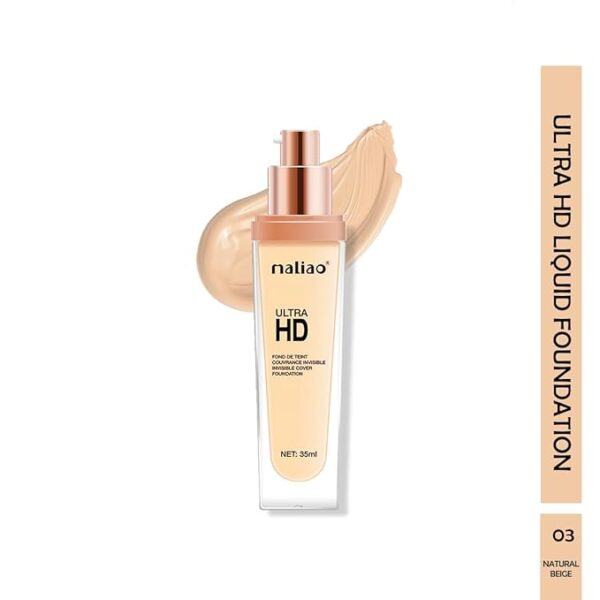 Maliao Ultra HD FOND DE TEINT Invisible Cover Foundation - Seamless Perfection. Available in 6 Shades. - Image 4