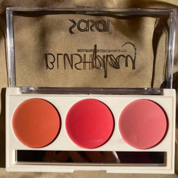 Sasa 3in1 Blush And Highlighter Palette - Image 6