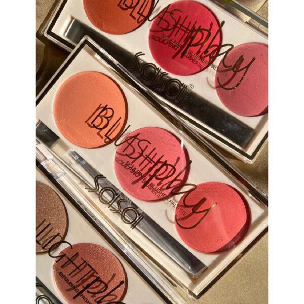 Sasa 3in1 Blush And Highlighter Palette - Image 4
