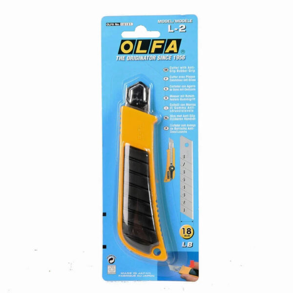 Olfa L 2 Heavy Duty Scalpel with Non-Slip Rubber Grip Paper Cutter. - Image 5