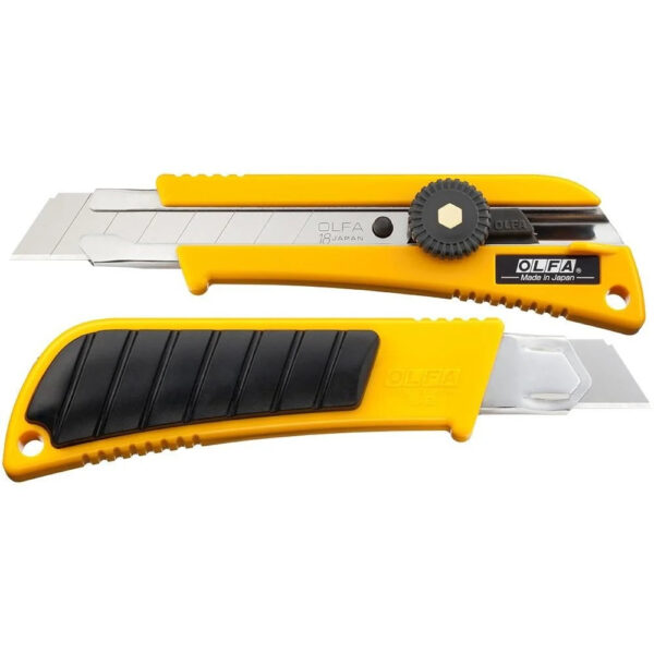 Olfa L 2 Heavy Duty Scalpel with Non-Slip Rubber Grip Paper Cutter. - Image 4