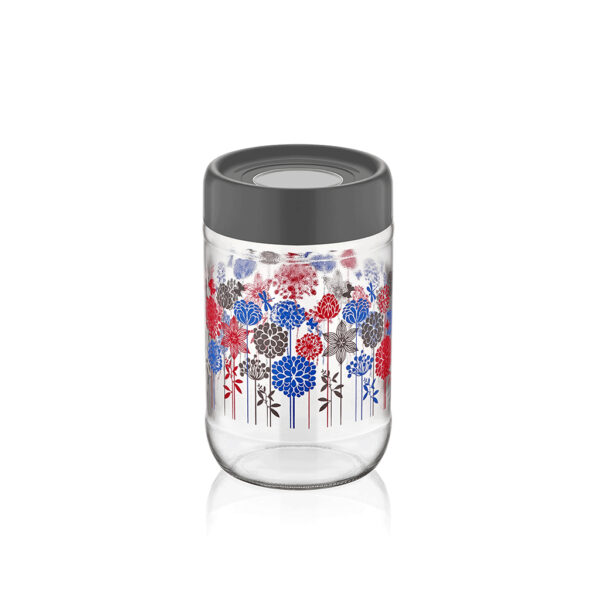 Qlux RING JAR 660 CC- FLOWER PATTERNED