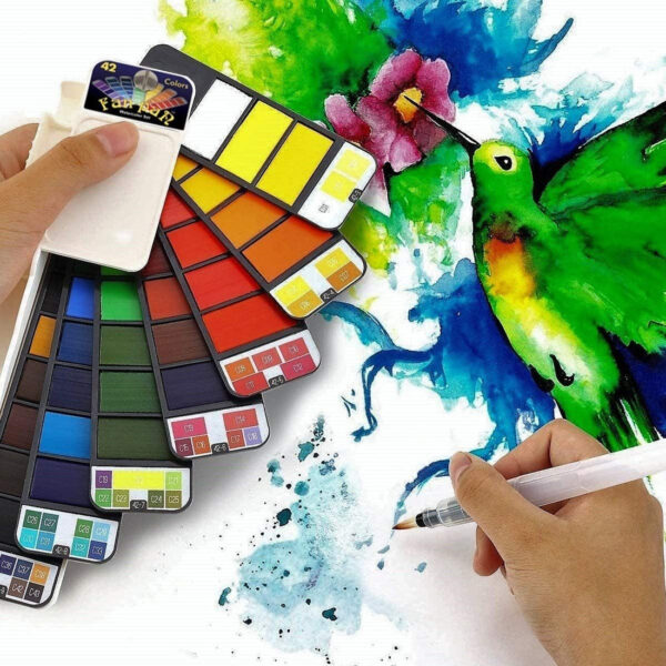 Watercolor Palette For Artists Best Rotatable Set Of 25 - Image 2