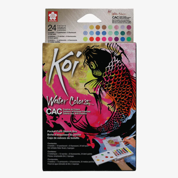 Sakura Koi Neon Watercolor Set Of 24 - Image 6