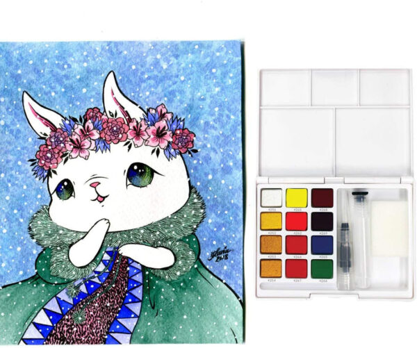 Sakura Koi Neon Watercolor Set Of 12 - Image 3