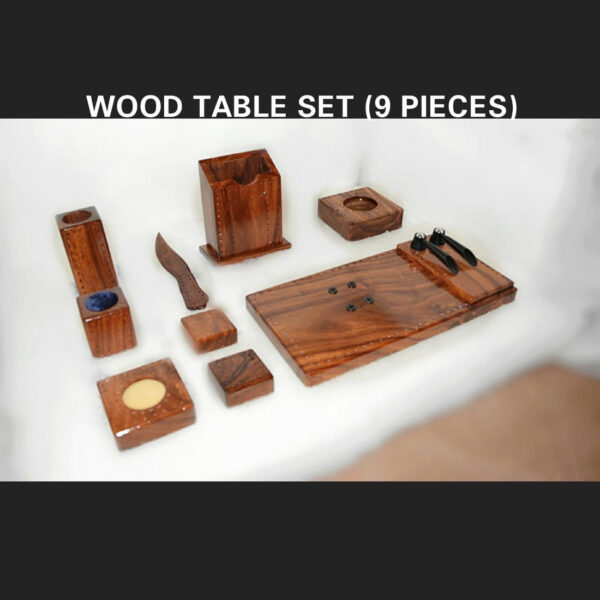 Senator Wooden Table 9 pcs Set # 23.