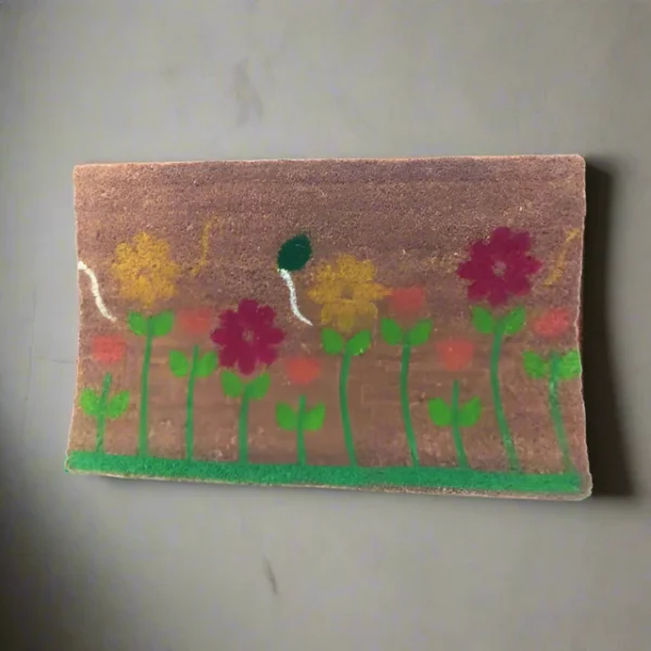 Touchwood Mats Flowers 20mm Border,50cm x 80cm(0.40 sq.meters)