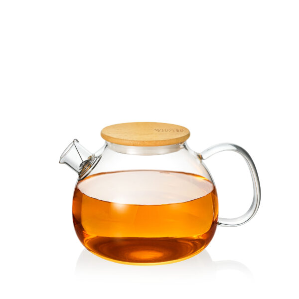 Wilmax Thermo Glass Tea Pot with Bamboo Lid 34FL/ 1000ML One Piece,(item code:WL‑888823-A): - Image 3