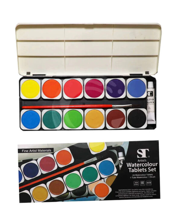 ST watercolor Tablet set Of 12