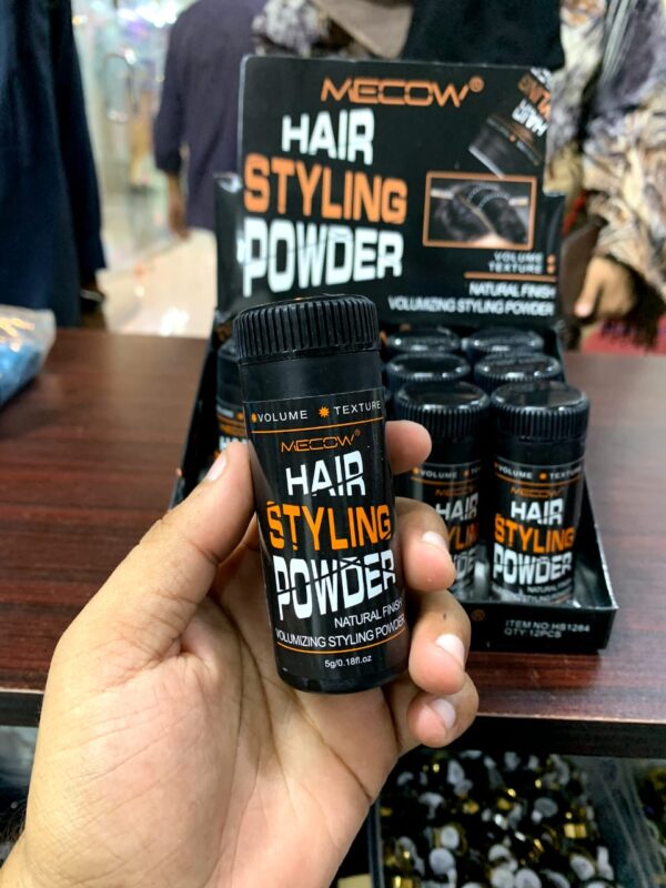 Mecow Black Hair volume & styling Powder NATURAL FINISH 5g: