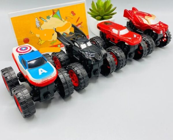 Superhero Theme Plastic Trucks Assortment