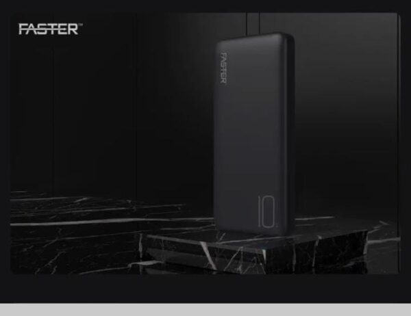FASTER J11 Classic Power Bank: Reliable 10000mAh Dual Output Charging Solution Powerbank - Image 2