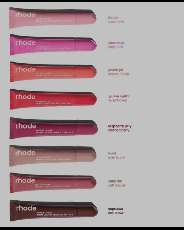 rhode Peptide Lip treatment/Blush Lip Gloss:(Available in 8 Colors):
