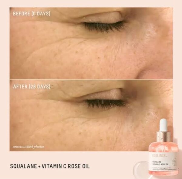 BIOSSANCE Squalane and Vitamin C Rose Oil. - Image 3