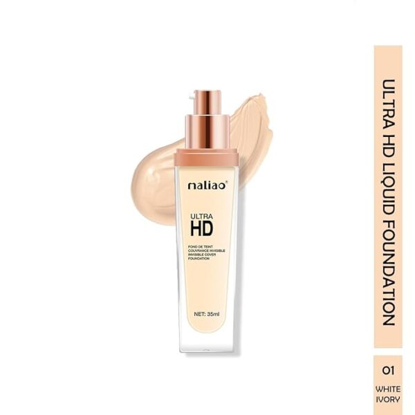 Maliao Ultra HD FOND DE TEINT Invisible Cover Foundation - Seamless Perfection. Available in 6 Shades. - Image 2