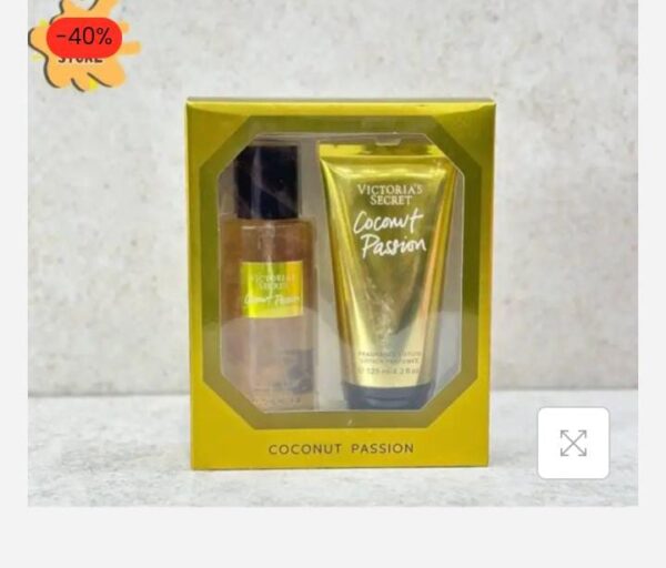VICTORIA’S SECRET|Coconut Passion COMBO(Coconut PAssion Body Lotion & Coconut Passion Pure Seduction Mist Set 125 ML: - Image 2