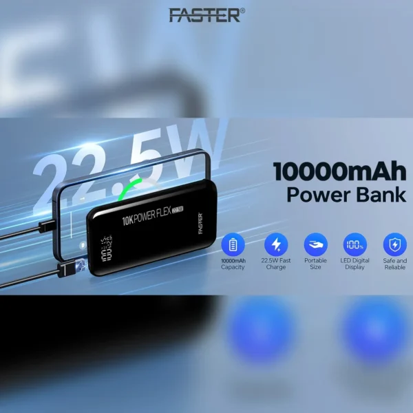 Faster Pf10k 10000mAh Power Bank - Image 4
